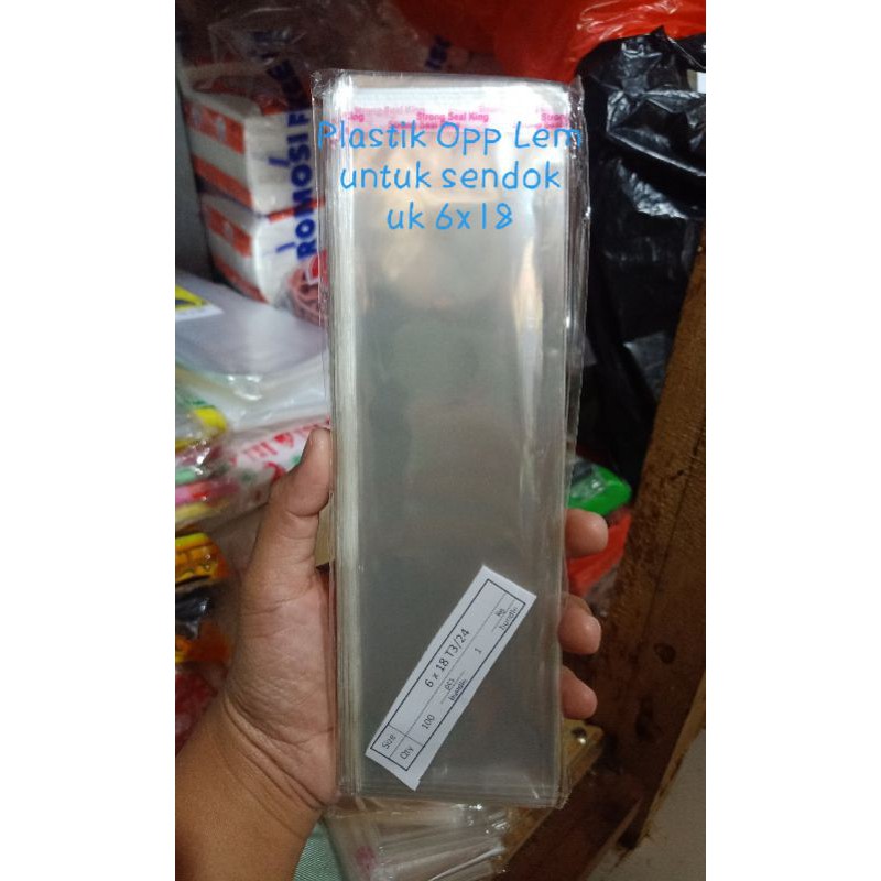 

Plastik Opp Lem/ Opp untuk sendok dan uang kertas Uk 6x18, 7x18 isi 100lb
