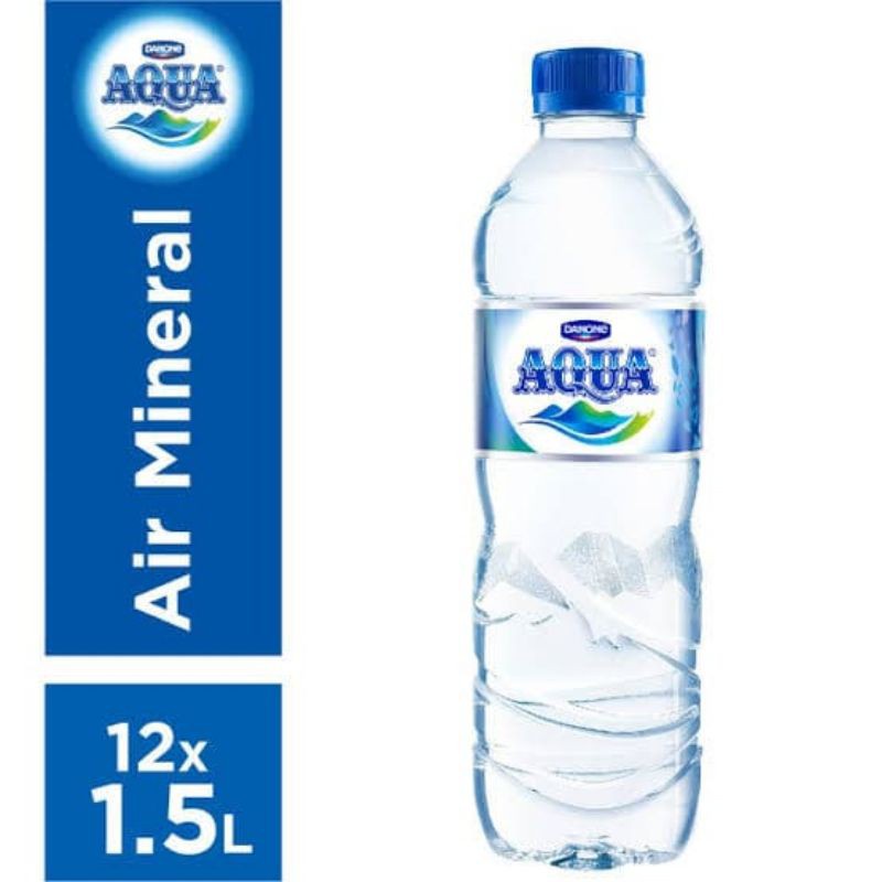 

AQUA Air Mineral Kemasan Ekonomis 1.5 L [1 Dus x 12 Pcs]