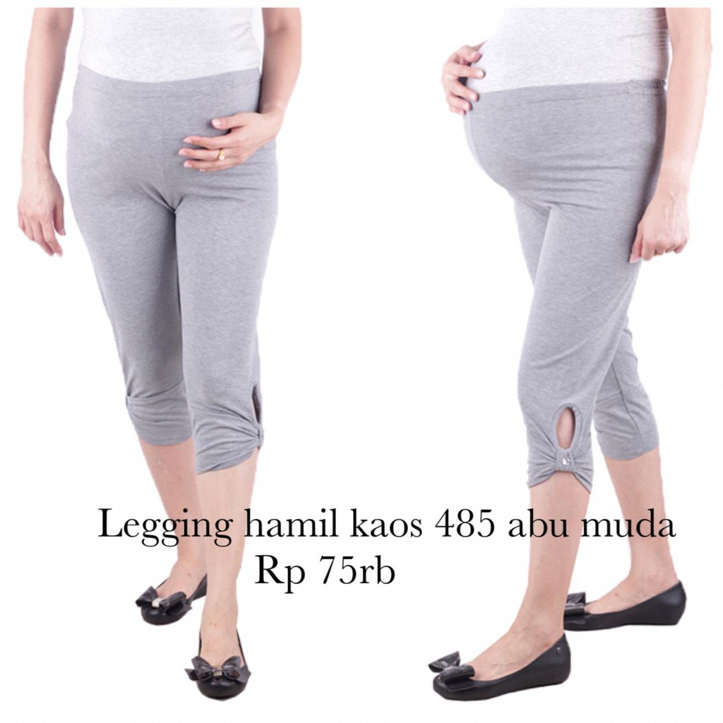 Celana Hamil Legging 485 Abu Muda