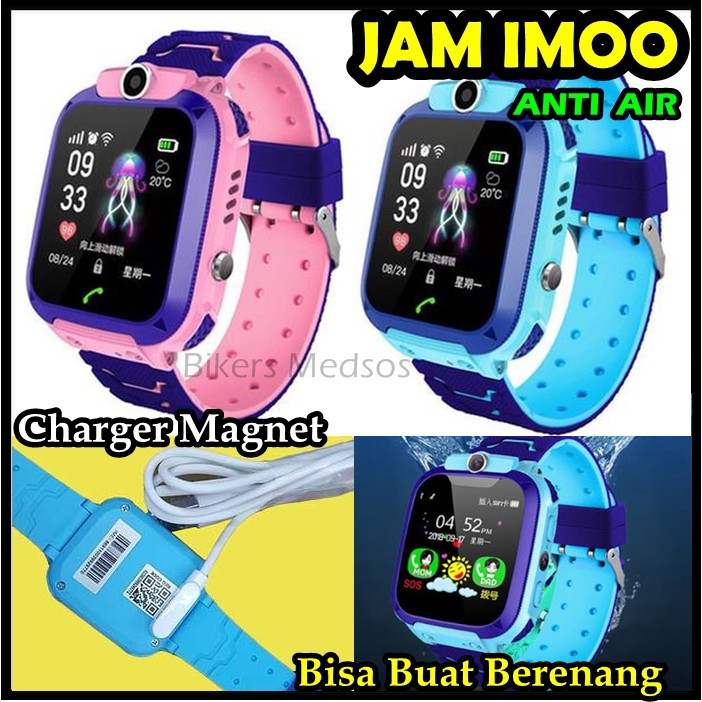 Jam Imo / Jam Tangan Anak Bisa Berenang / Jam Aimo Anti Air Cas Magnet / Jam emo Charger Magnet