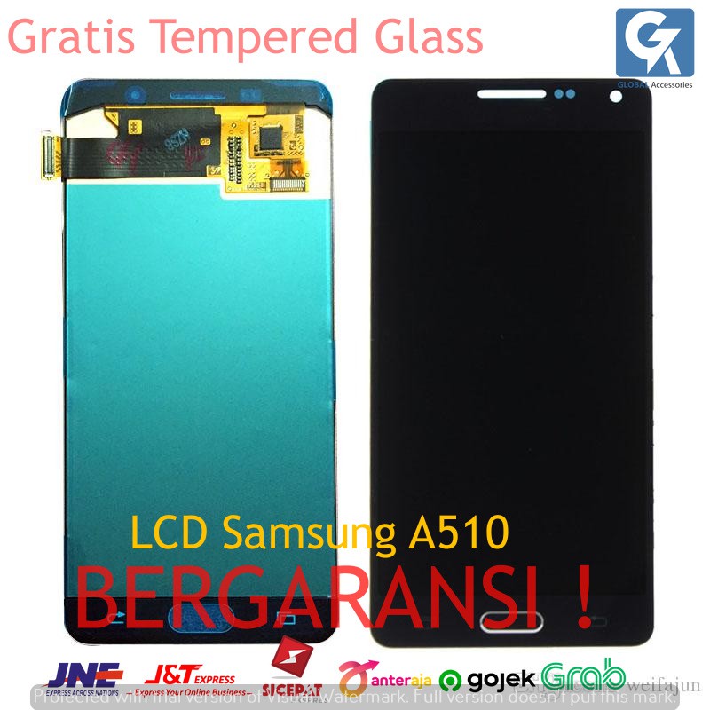 LCD + Touchscreen Samsung A510 PREMIUM QUALITY OLED Bergaransi !