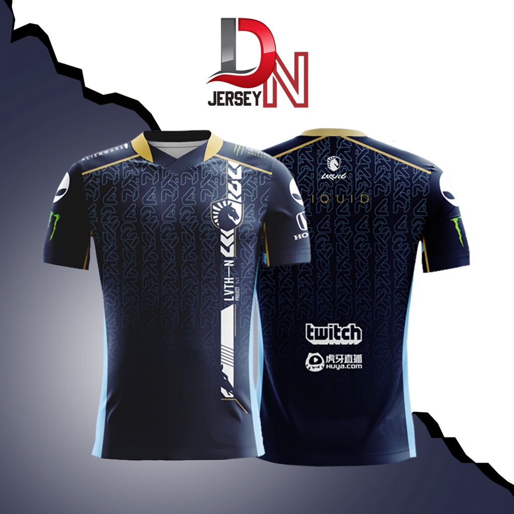 JERSEY BAJU KAOS GAMING TEAM LIQUID 2021 GAME DOTA 2 WILDRIFT LOL (FREE NICKNAME)