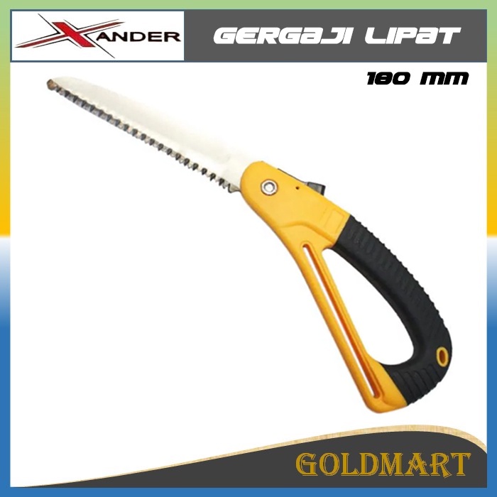 Gergaji Lipat 180 mm / Xander Folded Saw / Gergaji Kayu