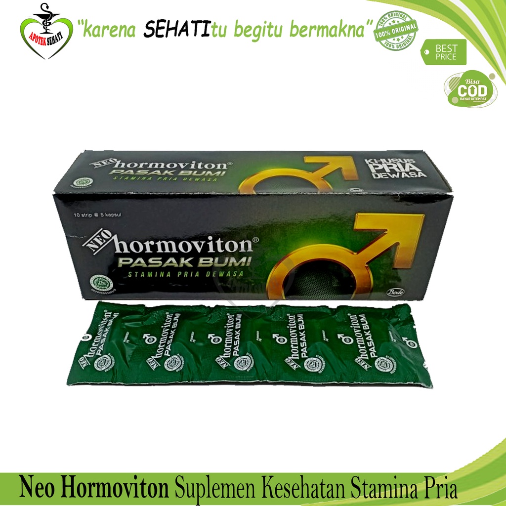 Neo Hormoviton Pasak Bumi Multivitamin Penambah Stamina Pria