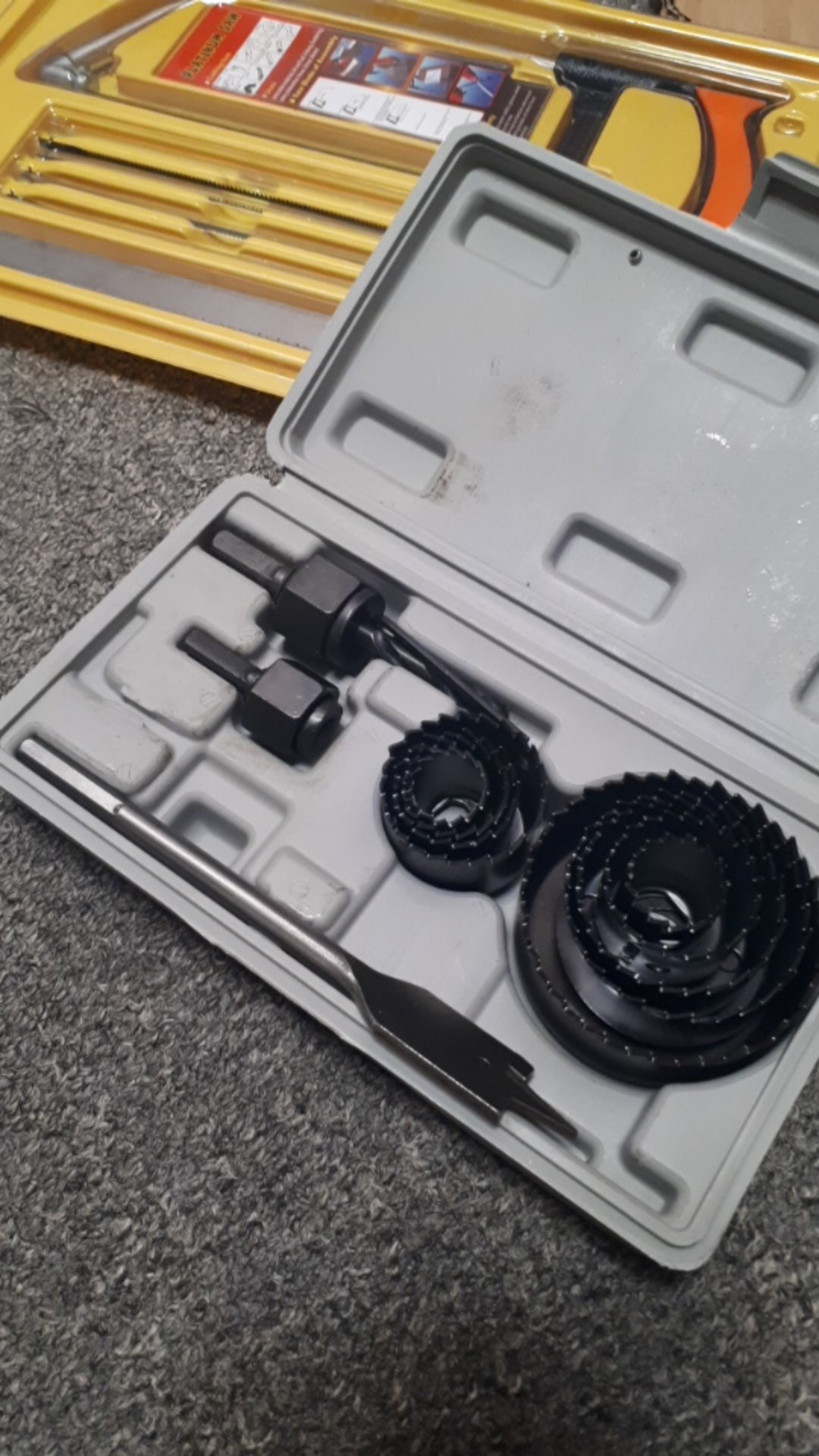 Holesaw Set Hole Saw Kit 13 Pcs Pelubang Kayu Pvc 13 Pcs Hidroponik Holesaw Kit Carbon Steel 13pc