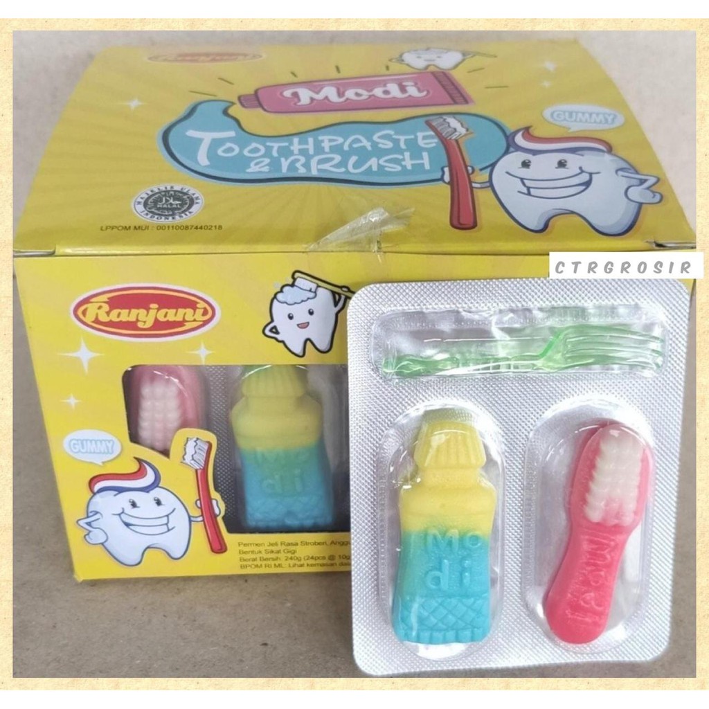 

RANJANI JELLY PERMEN MODI TOOTHBRUSH BOX