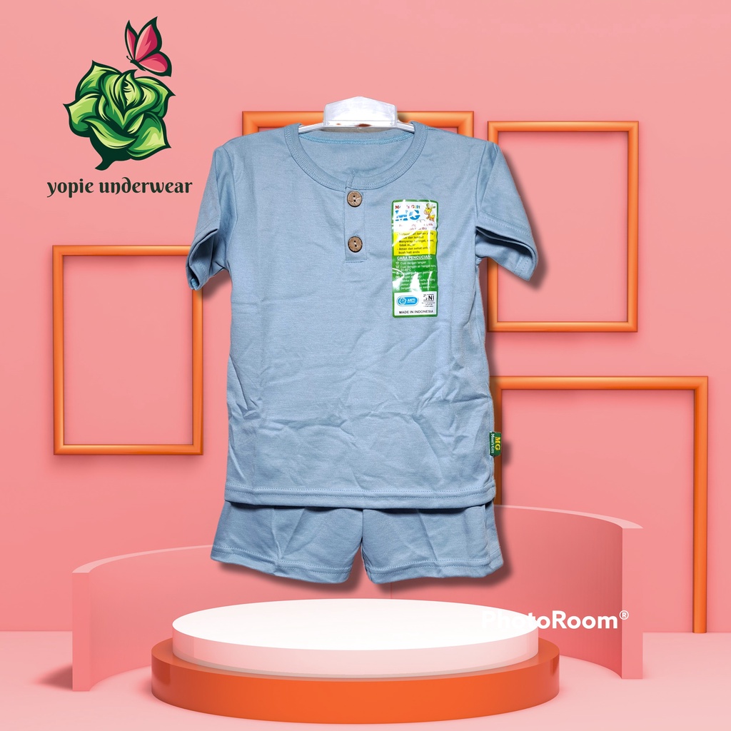 stelan anak-anak pendek moms gift polos