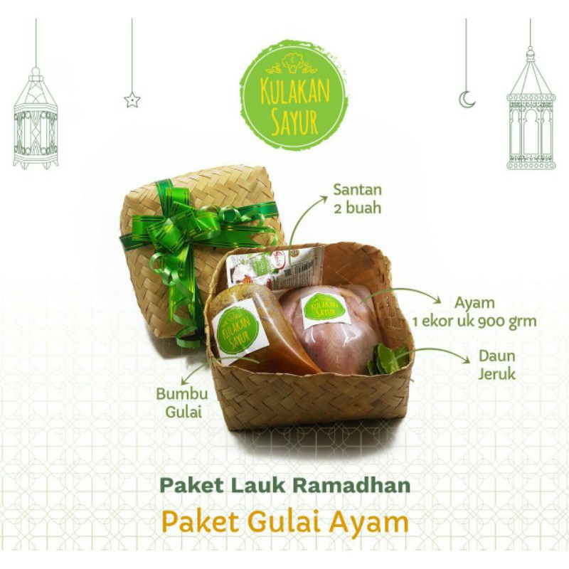 

Paket lauk ramadhan paket gulai ayam