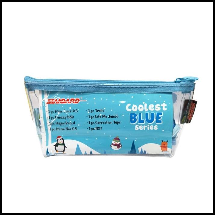 

Caramel | Standard Paket Pensil Case - Series (Coolest Blue)