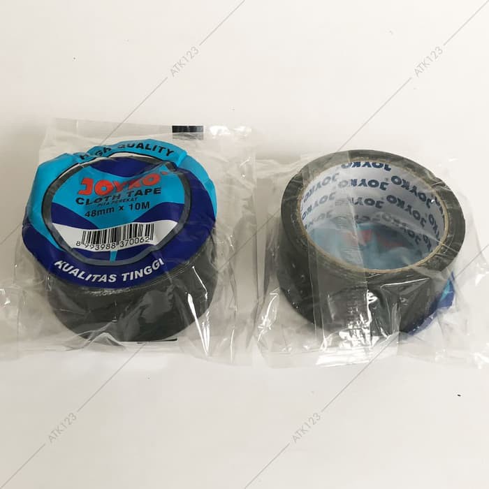 

Stok Ready Lakban Kain Jilid Hitam 48 mm 2 Blue Core Joyko Diskon