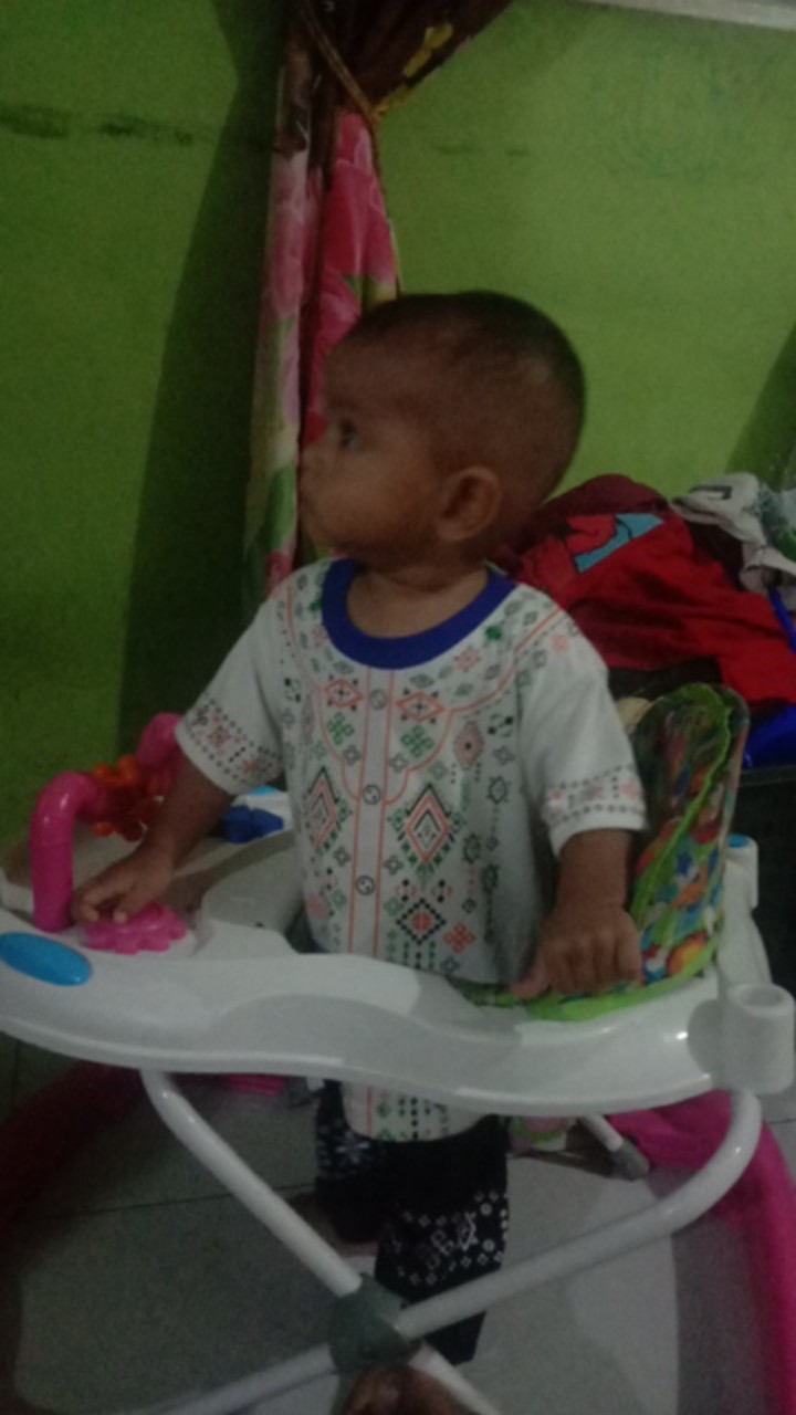 Setelan Anak Laki Laki Usia 6-24 Bulan Batik Koko Lis Oren