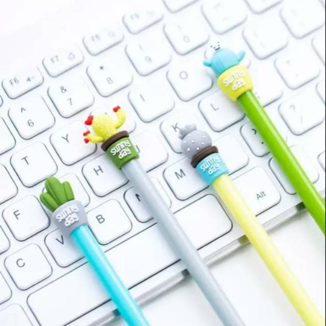 

Pen kaktus sunny day pulpen kaktus gel pen karakter murah 1 pcs