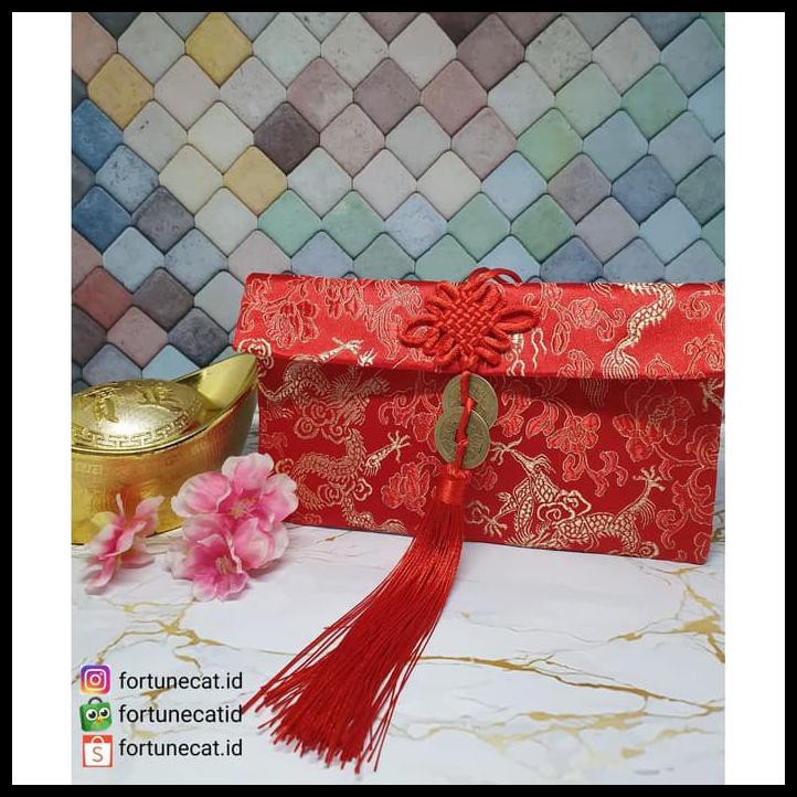 

Open Ds Angpao Imlek Sangjit Kain Premium Merah Coin Horizontal Naga