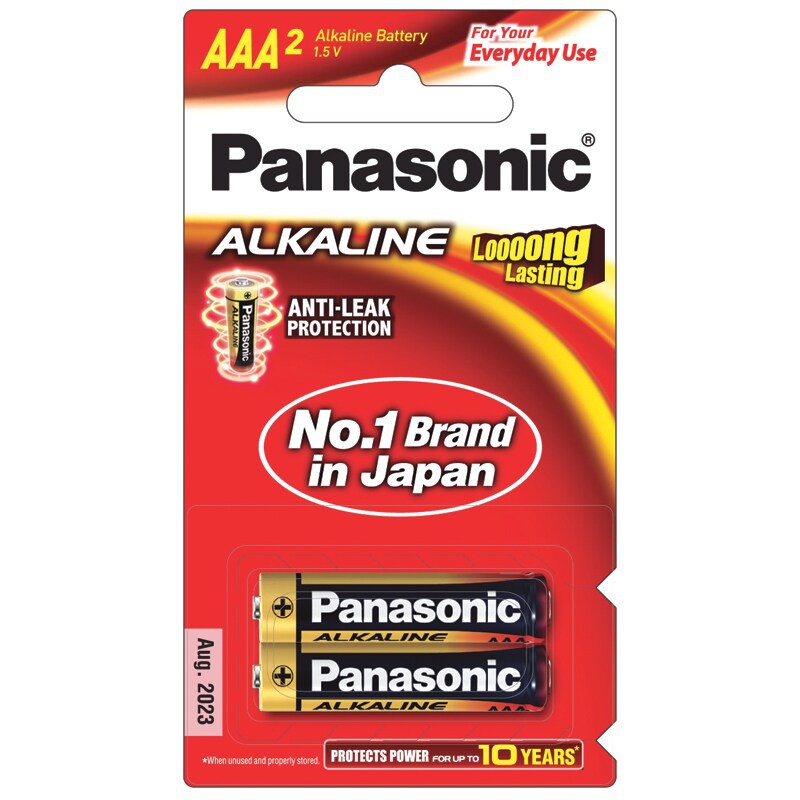 PANASONIC LR 03 T / 2B BATERAI ALKALINE AAA ISI 2