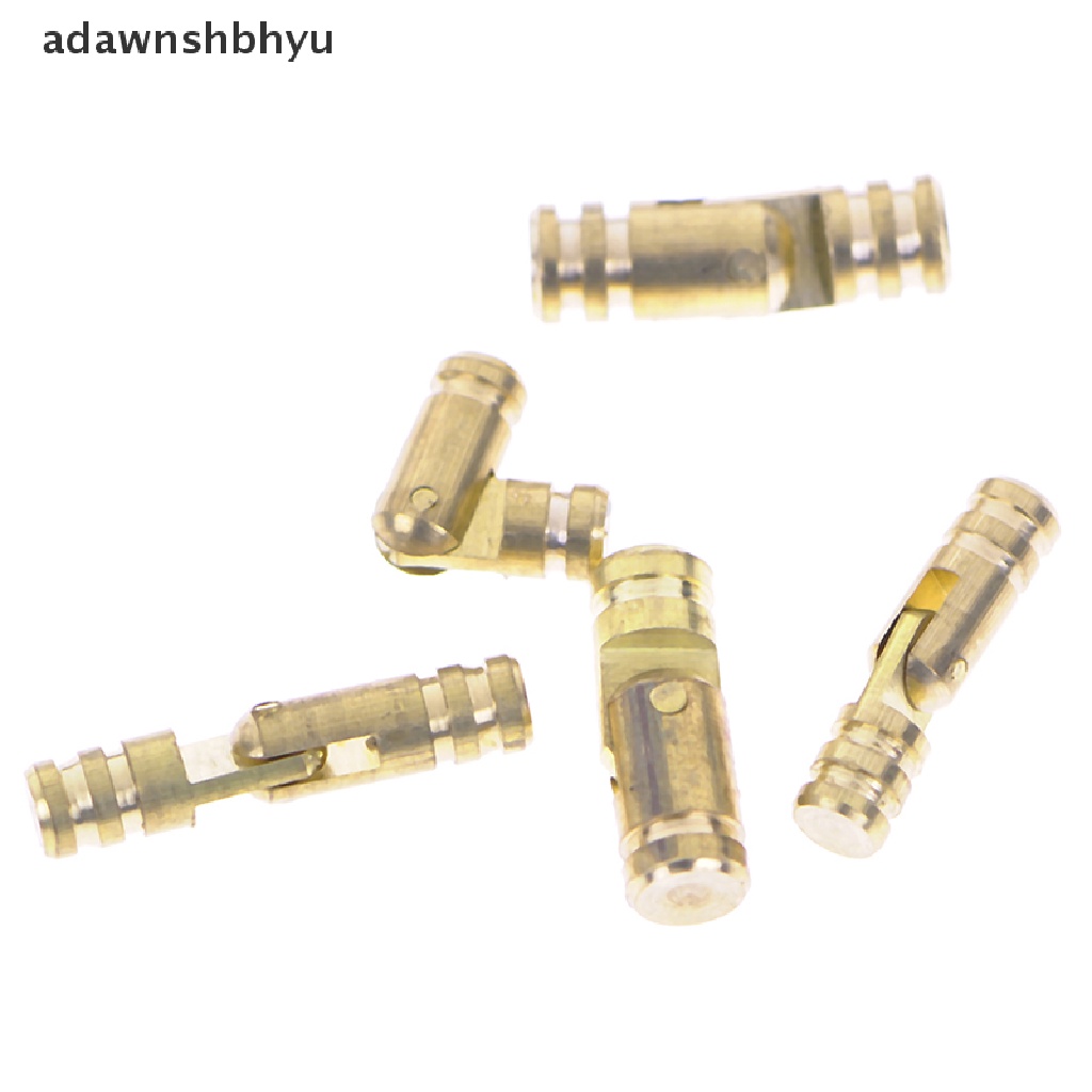 Adawnshbhyu 10Pcs Kotak Perhiasan Tembaga Kuningan Tersembunyi invisible concealed barrel hinge