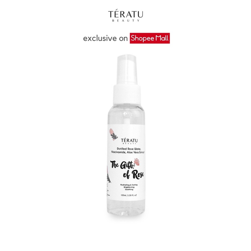 

Teratu Beauty Rose Hydrating & Brightening Spray