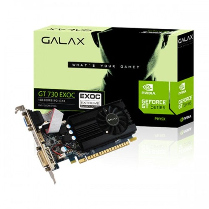 VGA Card GALAX Geforce GT 730 1GB DDR5 64 Bit