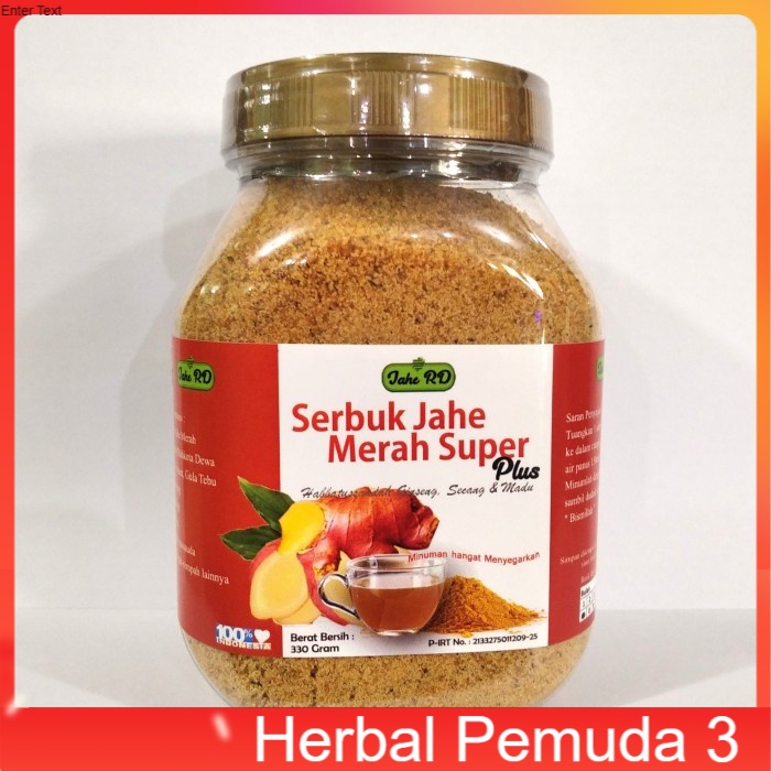 

Jahe Merah super RD 330 gram Original / JAHE RD