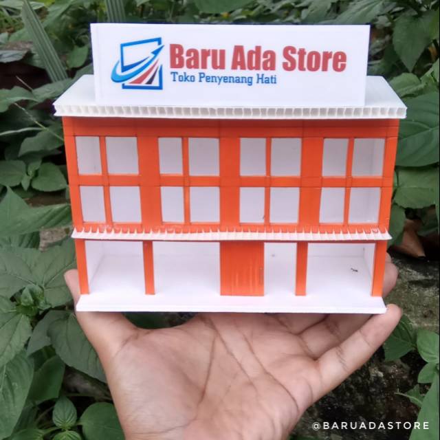 Miniatur Gedung Kantor Ruko