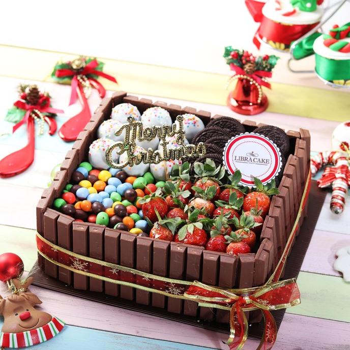 

CHRISTMAS GIFT CAKE | KADO XMAS | PARCEL PARSEL MURAH | HAMPERS NATAL DF161DSD