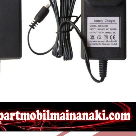 ✱ Charger Cas Ces Mobil Motor Mainan Aki 6Volt/12Volt - 6 ✾
