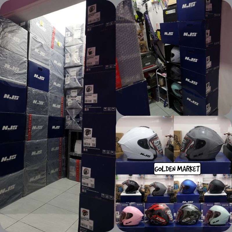 Njs Kairoz helm half face original-3