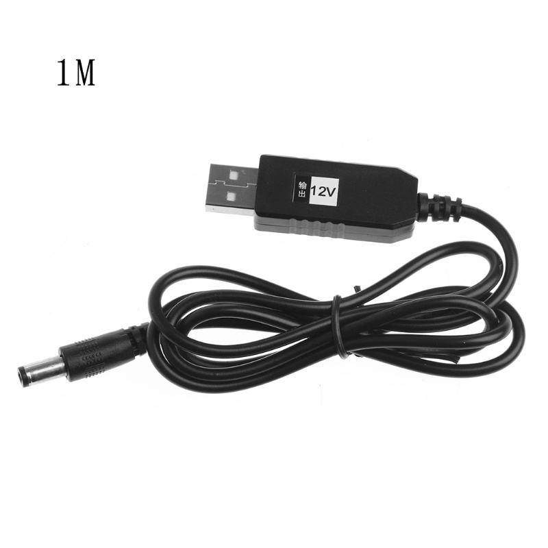 Btsg USB Untuk DC 5V Boost to 12V Step up Cable Module Voltage Converter 2.1x5.5mm Male Connector Untuk Kamera, Router, Meja