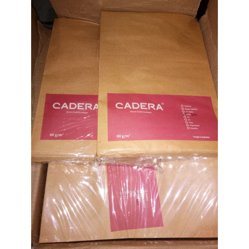 

Amplop coklat ukuran Folio Seal