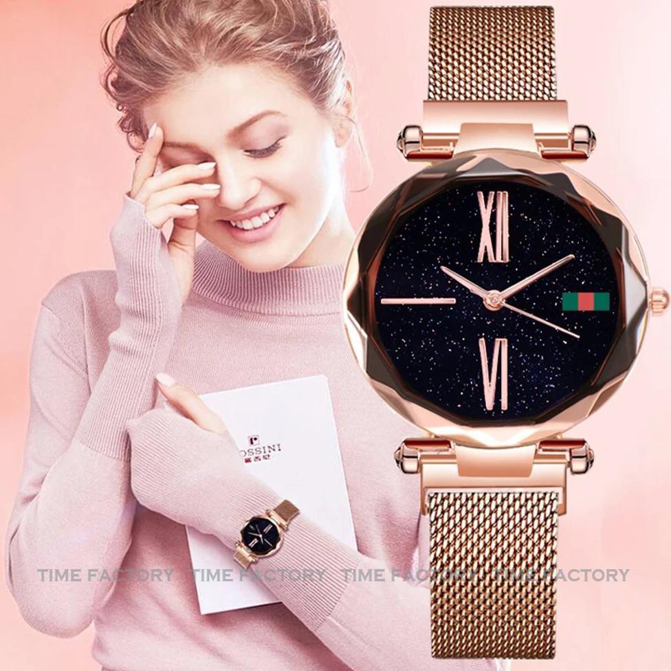 TERLARIS Women Luxury Magnet Buckle Watch - Jam Tangan Fashion - Jam Tangan Wanita