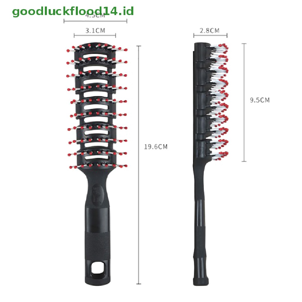 (GOOGFOUR) 1pc Sisir Rambut Pria Bahan Plastik