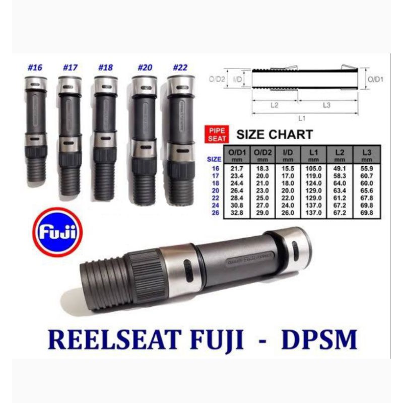 REEL SEAT SPINNING FUJI DPSM