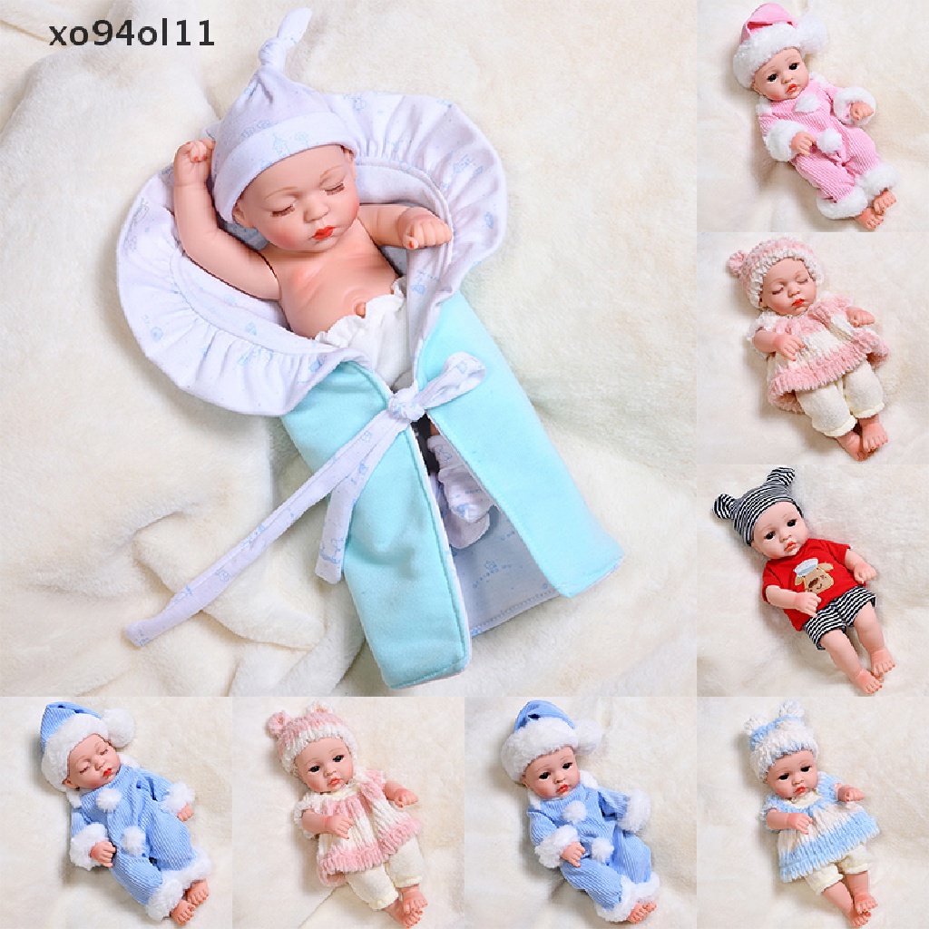 Boneka Bayi Perempuan Reborn Bebe Realista Bahan Silikon Ukuran 30cm