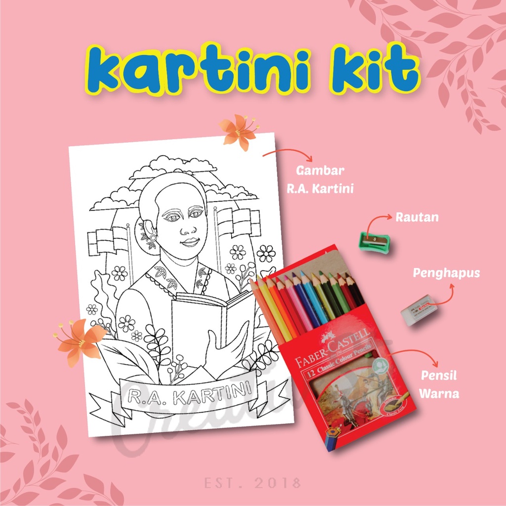 

Kartini Kit Pensil Warna Lomba Mewarnai