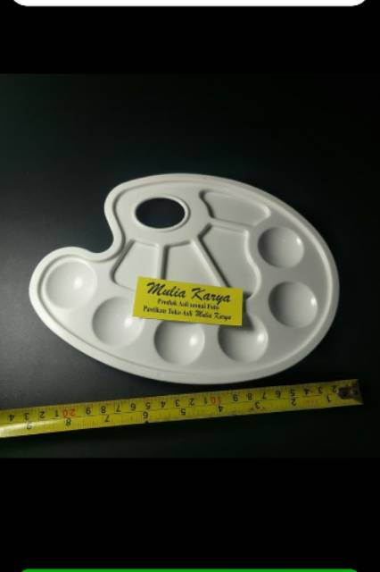 

Palet Cat Air Besar dengan Lubang Jari / Palet Lukis Acrylic Minyak RB9