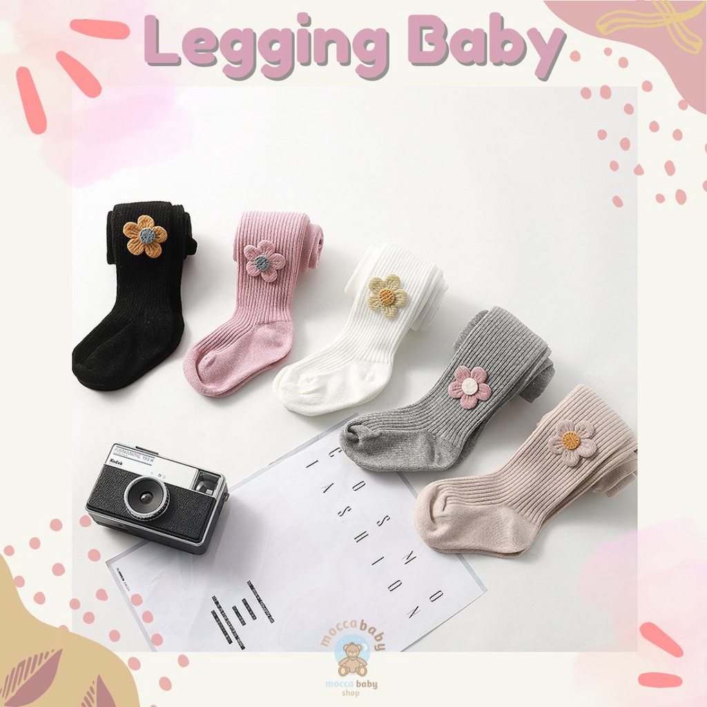 MBSS - LEGGING PRECIOUS FLO Legging tutup kaki bayi /legging bayi import motif bunga baru