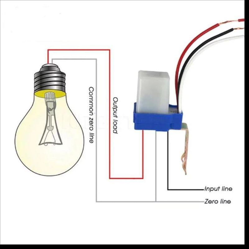 Sensor Cahaya Sensor Listrik Photo Cell 10A AC 220V Model Selcon