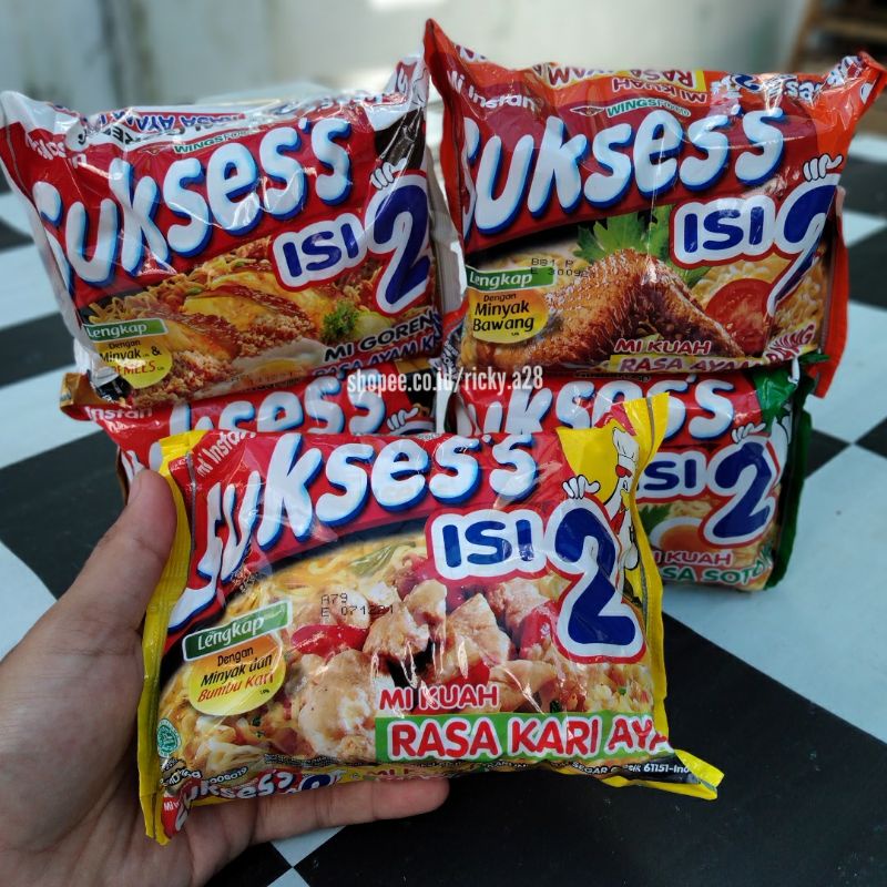 Paket 5 Kari Ayam Mi Instan Kuah Minyak Bumbu Kari 116gr
