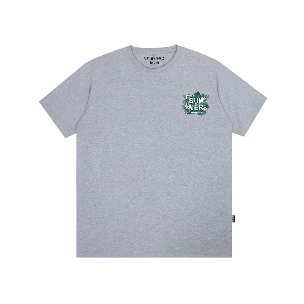 T-Shirt Kaos Summer Platinum World Simpel Authentic Quality