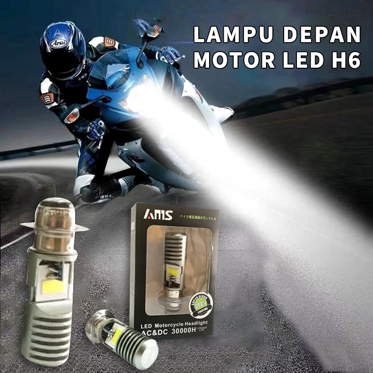 Lampu Depan Utama  Sisi H6 M2A AC Dan DC Original - Putih