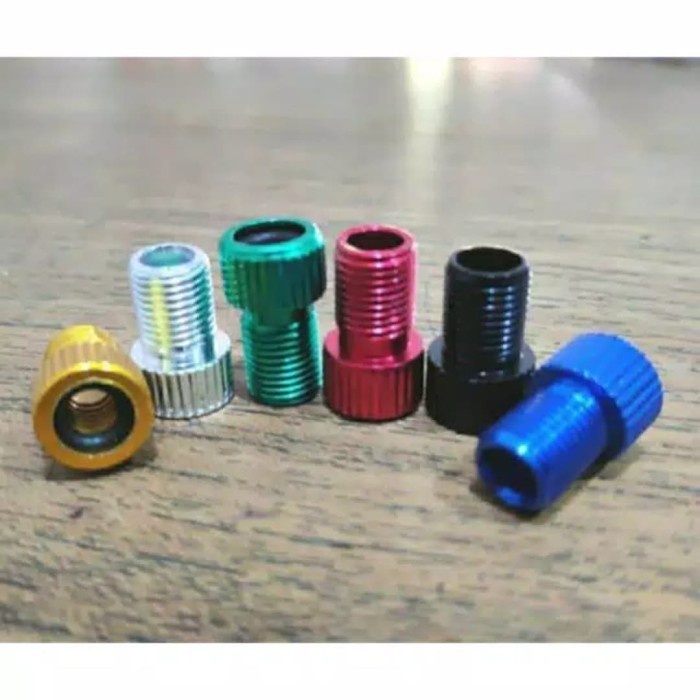 Adaptor pentil presta valve sepeda fixie lipat balap pompa mtb ban 1 buah adapter cop kecil