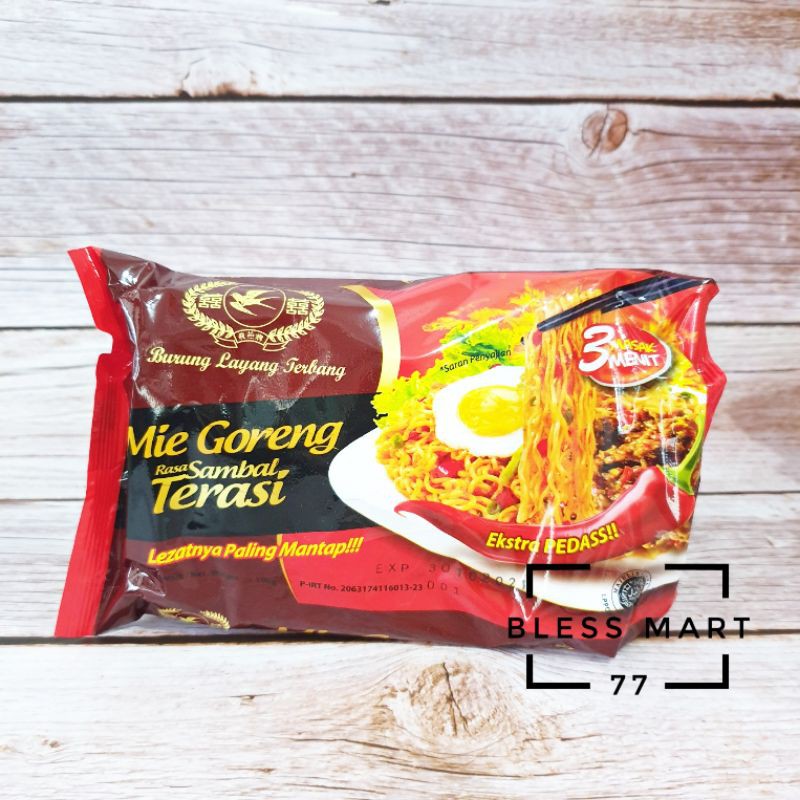 

Mie Goreng Rasa Sambal Terasi Burung Layang Terbang