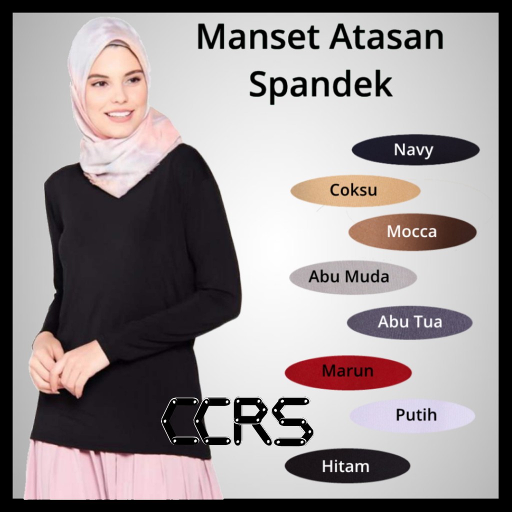  MANSET  BAJU  POLOS MANGSET SPANDEK DALEMAN BAJU  WANITA  