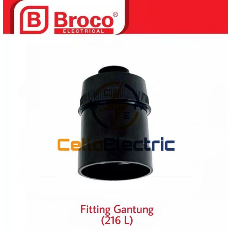 Fitting Lampu Gantung Broco 216L / Fitting Gantung Broco