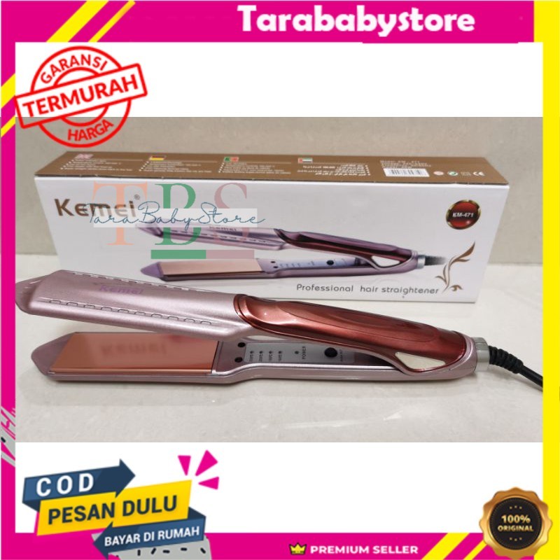 Catokan Rambut Kemei 471 / Catokan Rambut Pelurus KM - 471 ORIGINAL TERMURAH