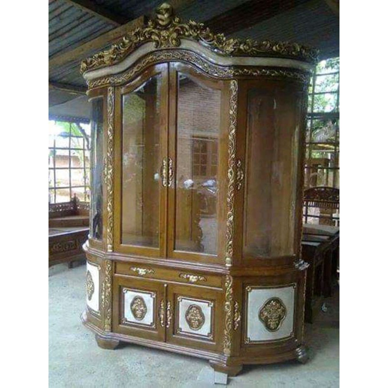 Lemari hias Ruang tamu Minimalis LEMARI PAJANGAN / LEMARI HIAS /LEMARI KAYU JATI