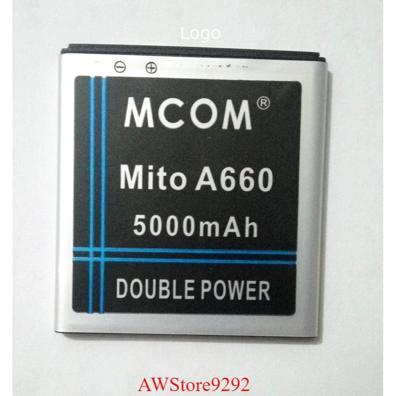 Mcom Battery Batre Baterai Double Power Mcom Mito A660 Fantasy Lite BA-00102 BA00102