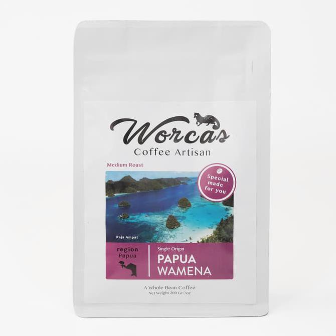 

Z4Hv Kopi Arabica Papua Wamena 200 Gram Medium Roast (Biji/Bubuk) - Kopi Biji Ullx