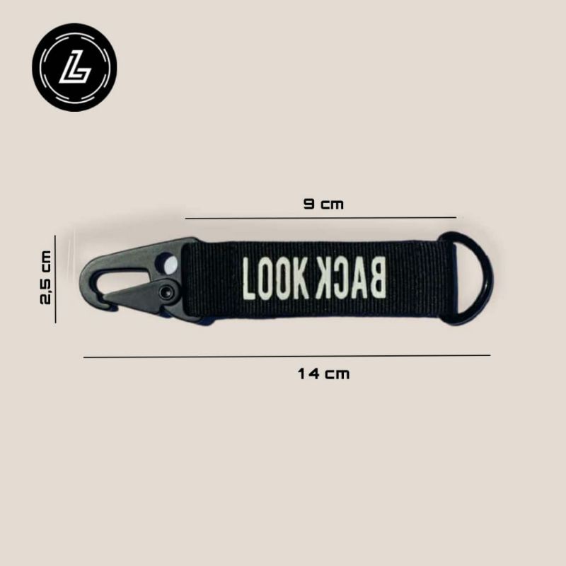 KEYCHAIN - GANTUNGAN KUNCI ORIGINAL LOOK BACK MURAH KEREN BERKWALITAS basicseries