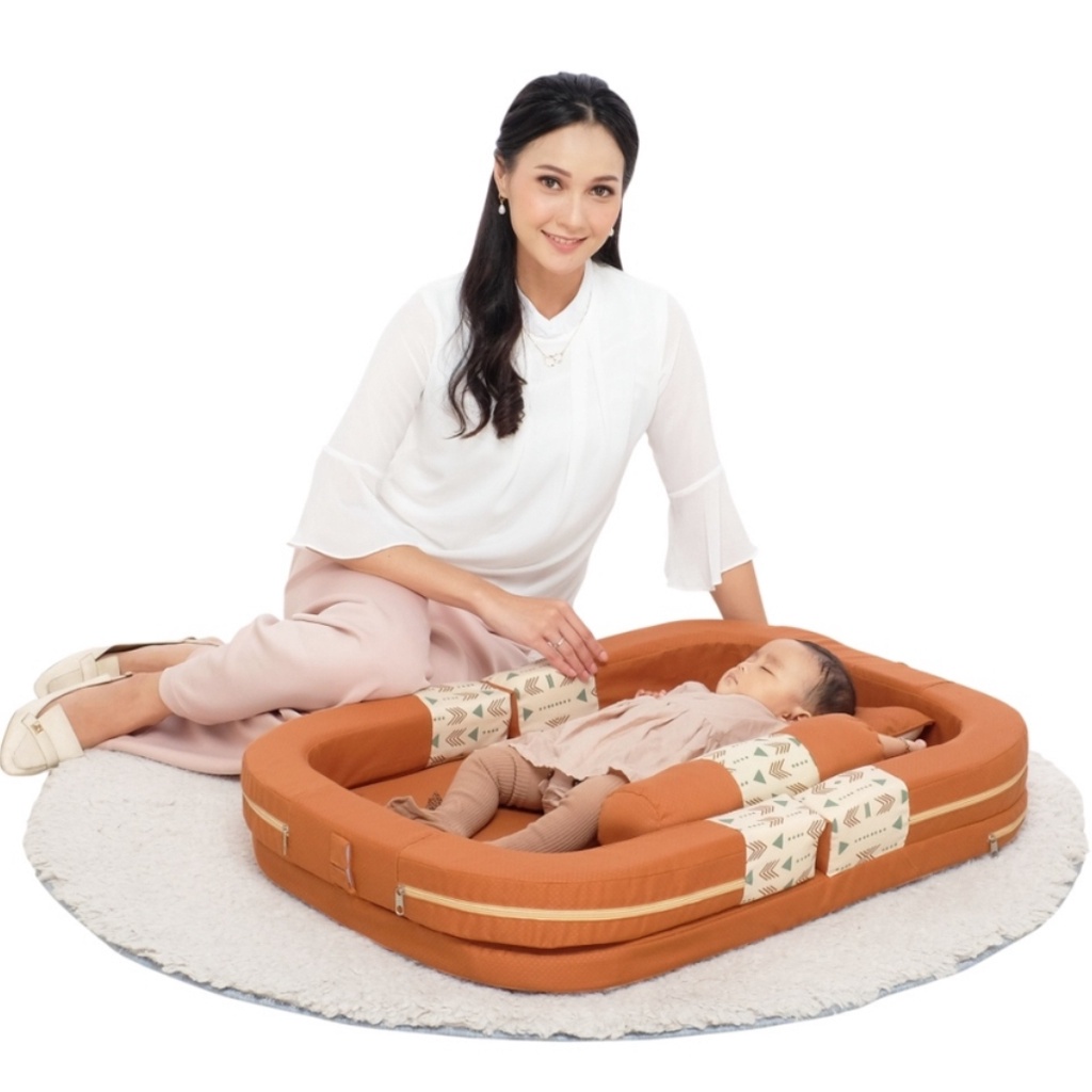 Kasur Bayi Sofa + Kelambu Panna Series - MBK4019 Moms Baby