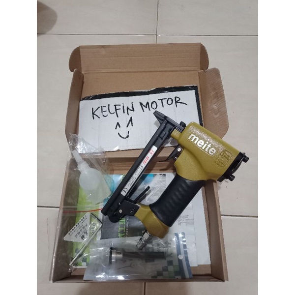 AIR NAILER PNEUMATIC STAPLER GUN MEITE 1013J 1013 J ALAT STAPLES ANGIN PAKU TEMBAK JOK KULIT MESIN 1